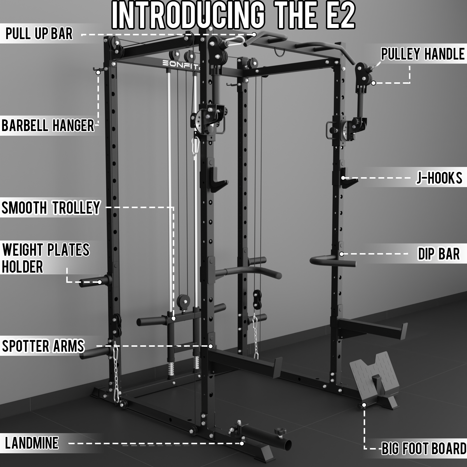 EonfitOmni® E2 2.0 Power Rack Package