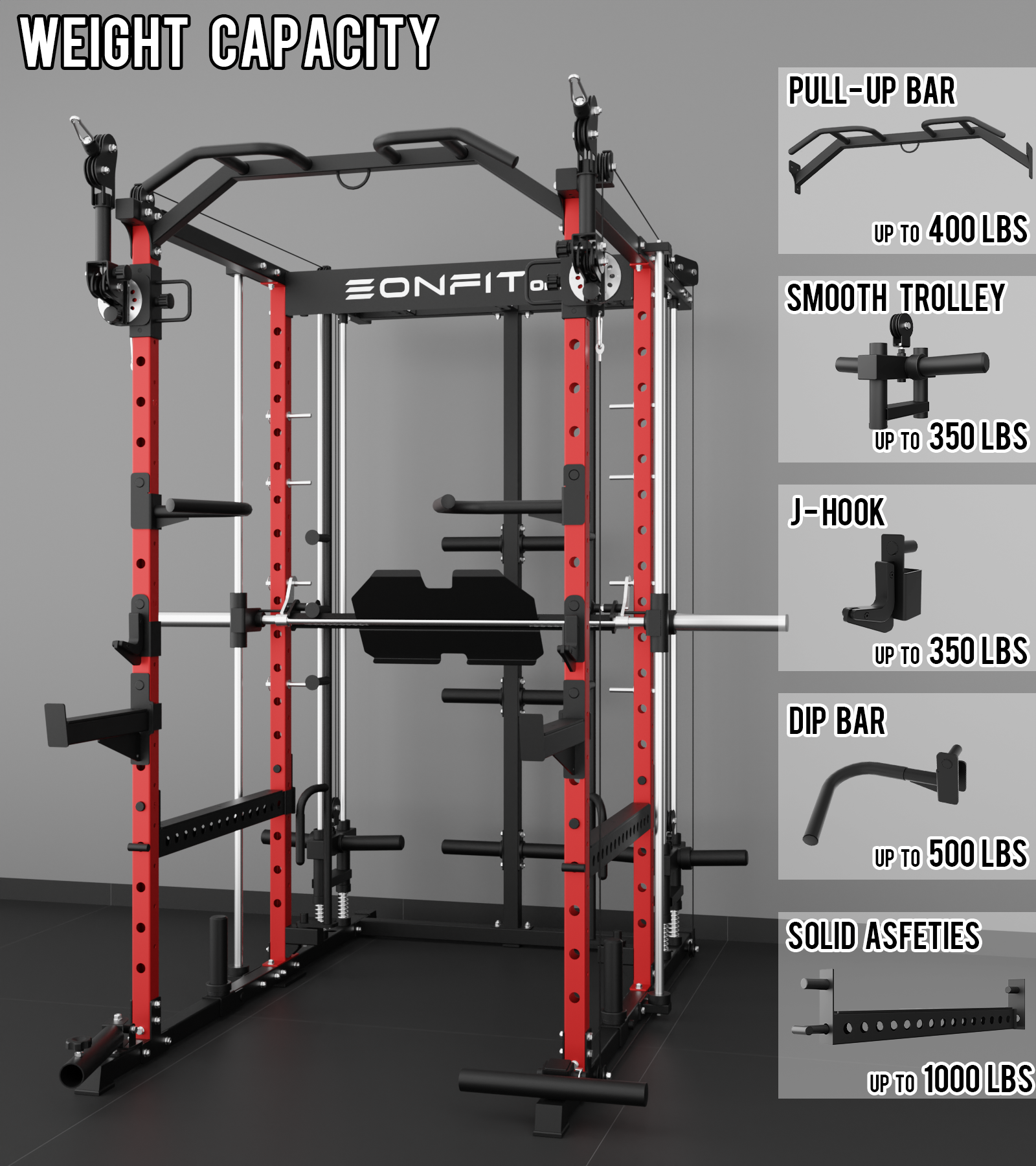 EonfitOmni® E5 2.0 Smith Machine Package