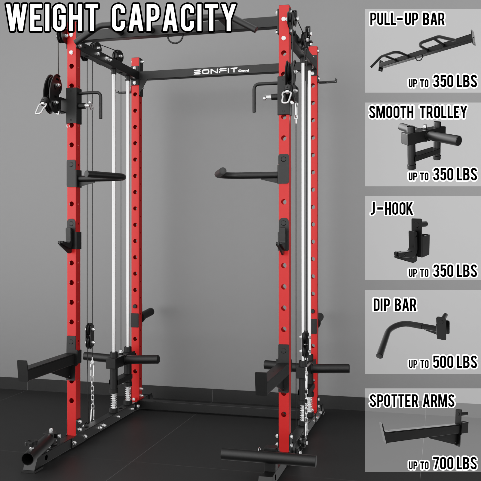 EonfitOmni® E6 Power Rack