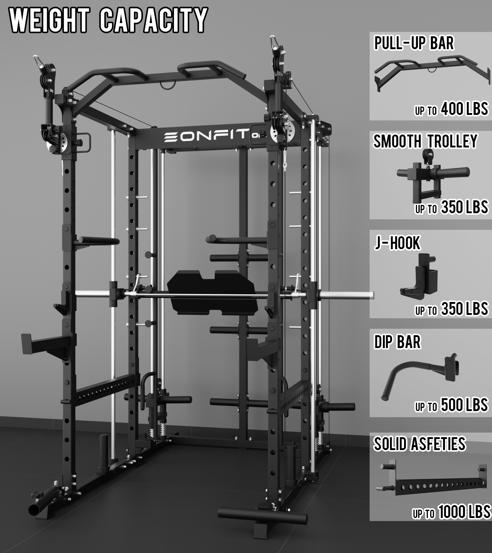 EonfitOmni® E5 2.0 Smith Machine Package