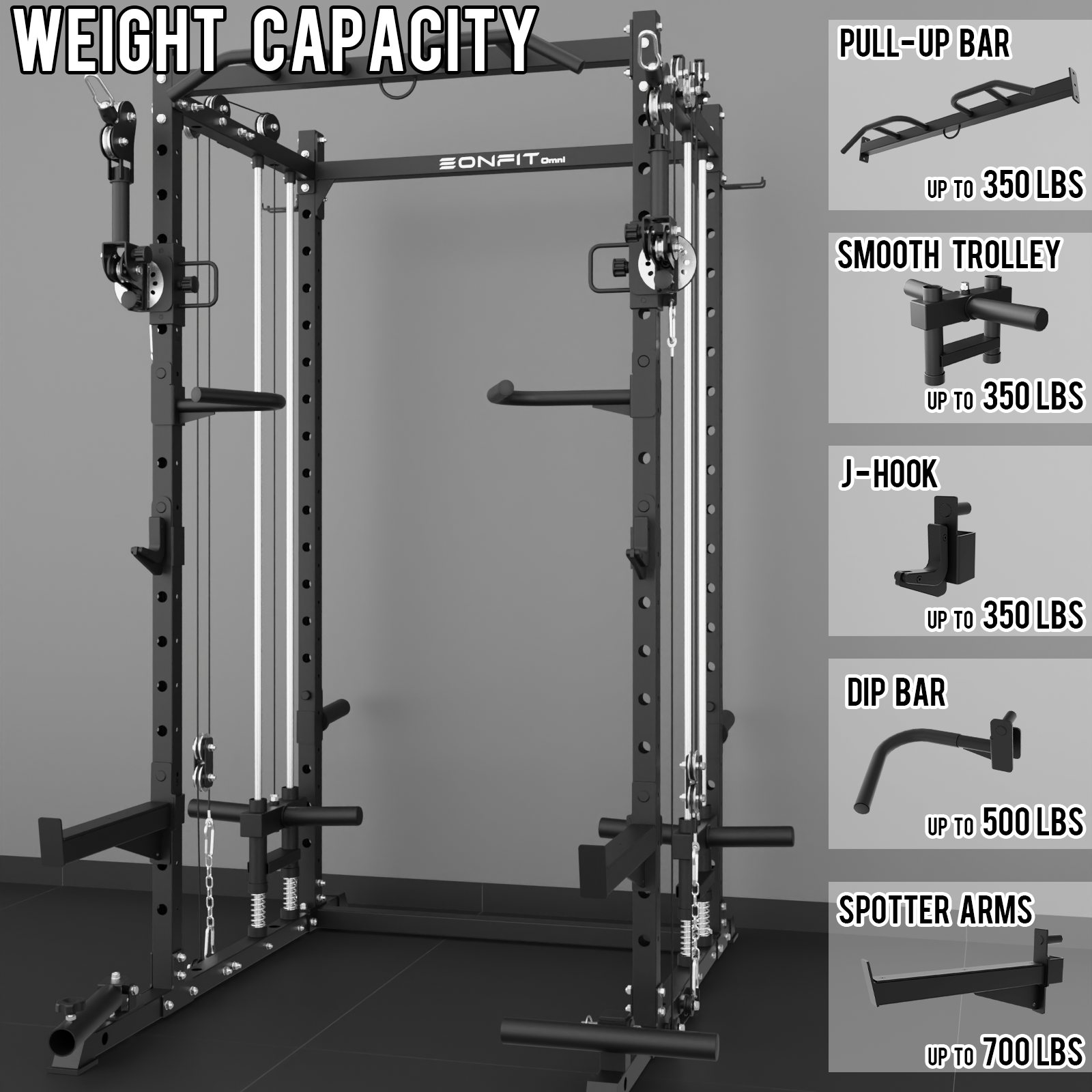 EonfitOmni® E6 Power Rack
