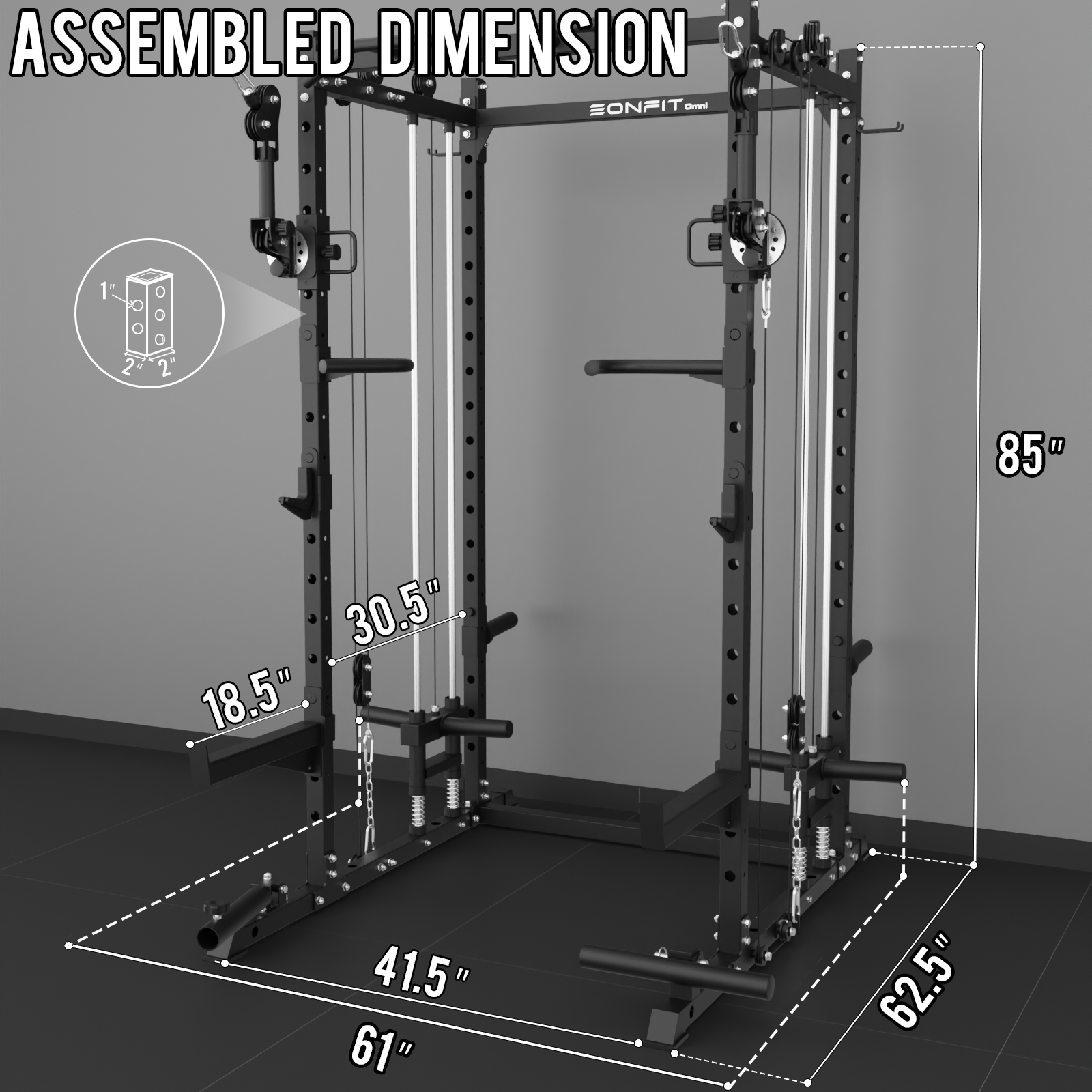 EonfitOmni® E6 Power Rack