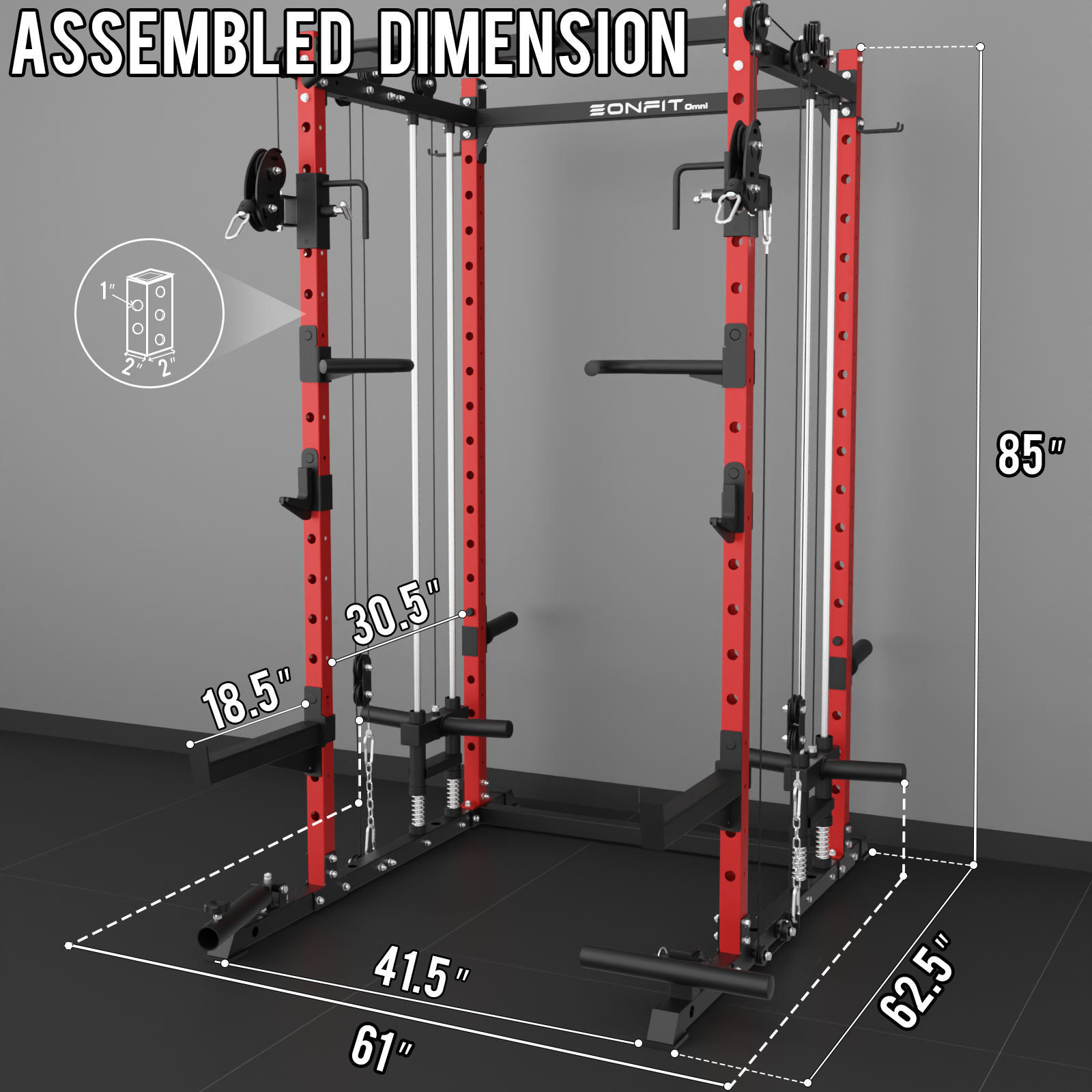 EonfitOmni® E6 Power Rack