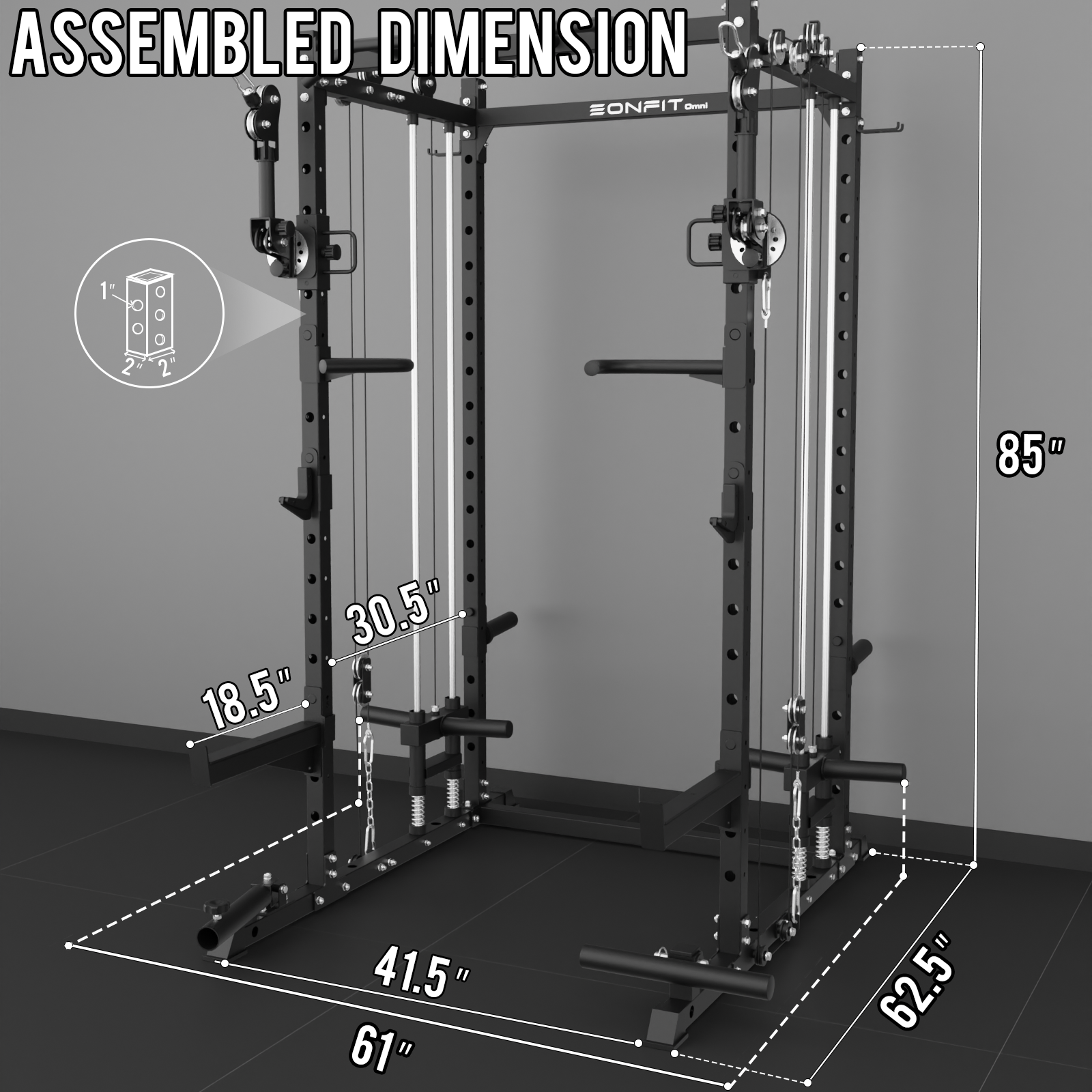 EonfitOmni® E6 Power Rack