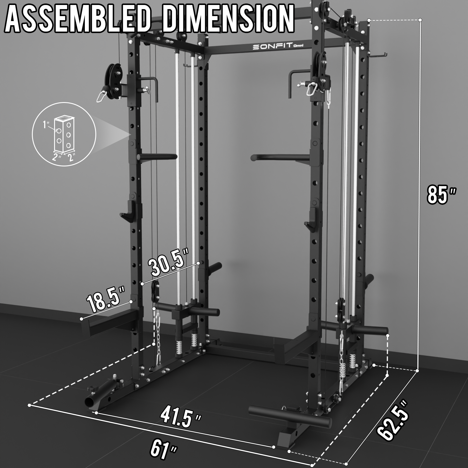 EonfitOmni® E6 Power Rack