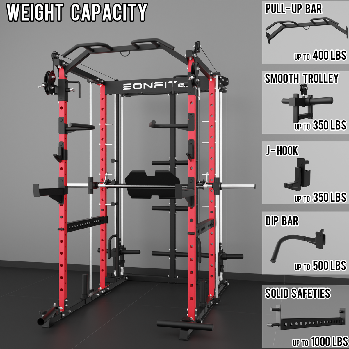 EonfitOmni® E5 2.0 Multi-Function Smith Machine